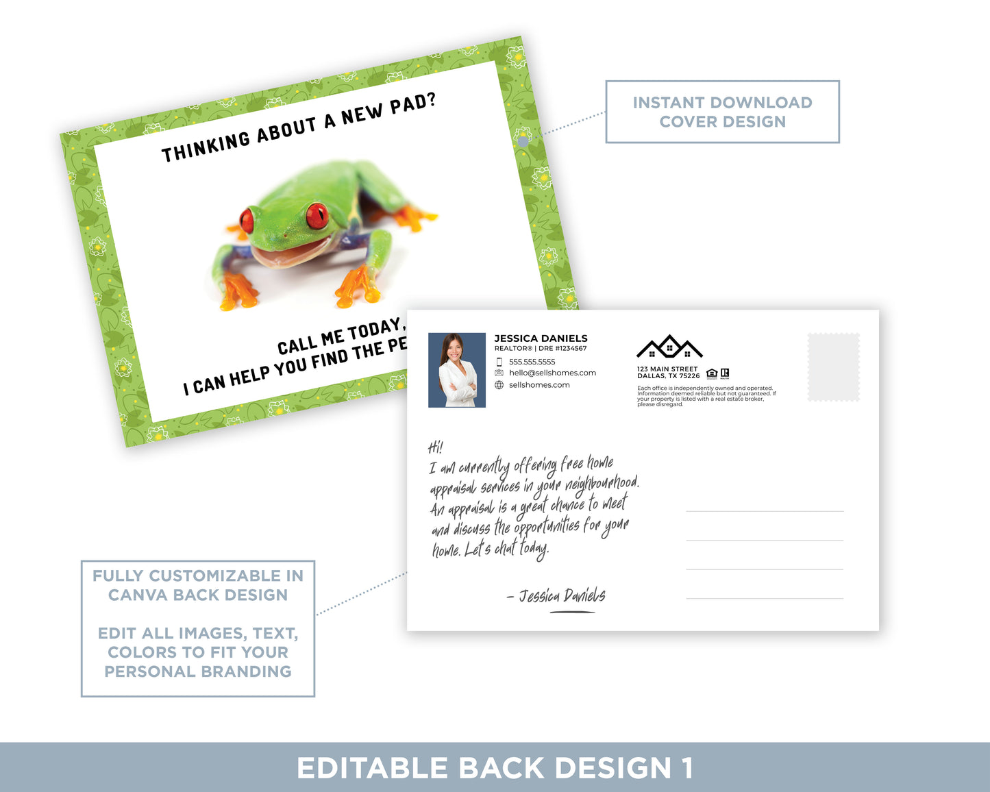 Need More Space | Funny Real Estate Referral Postcard Download