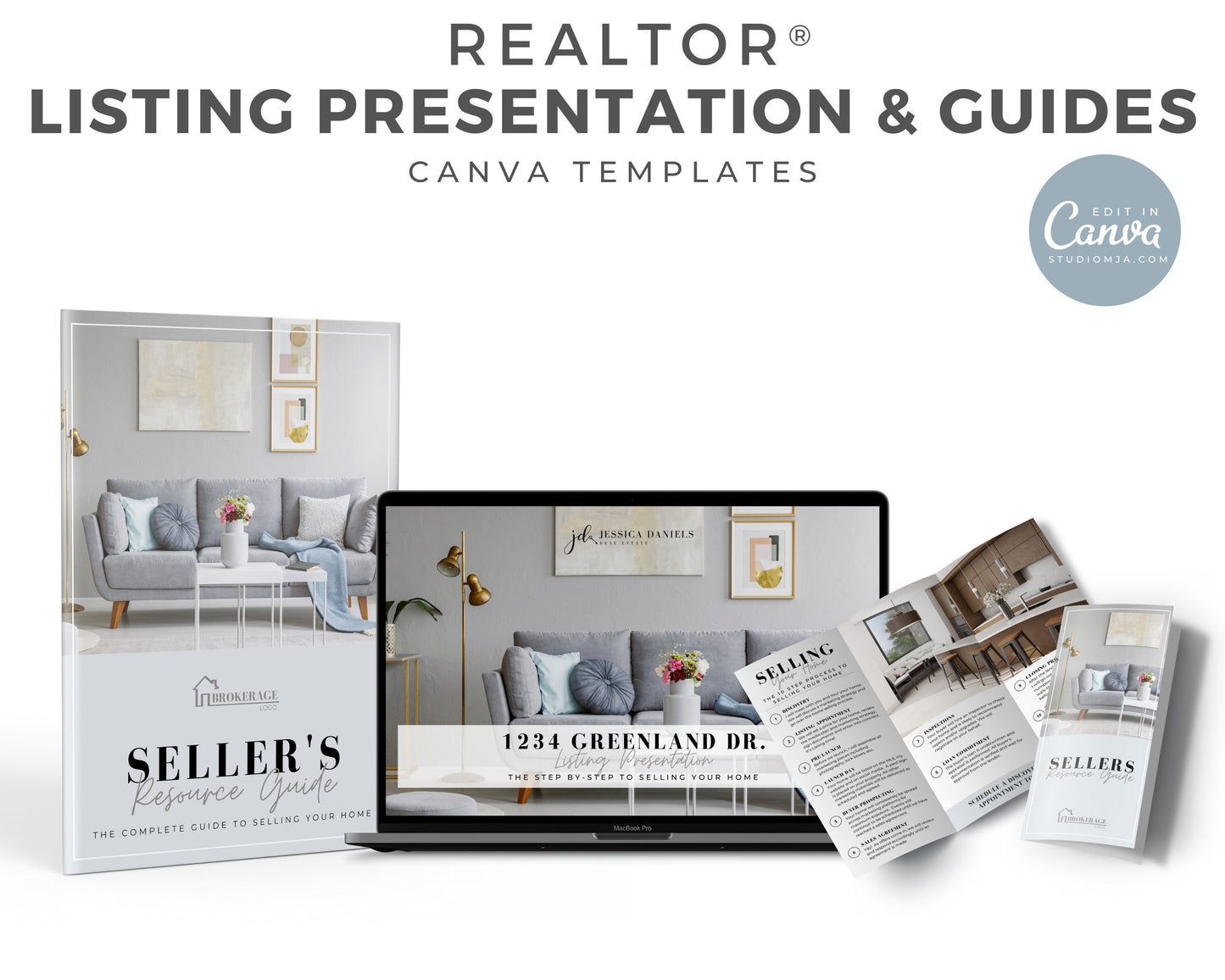 Real Estate Listing Presentation and Seller Guide Set Templates