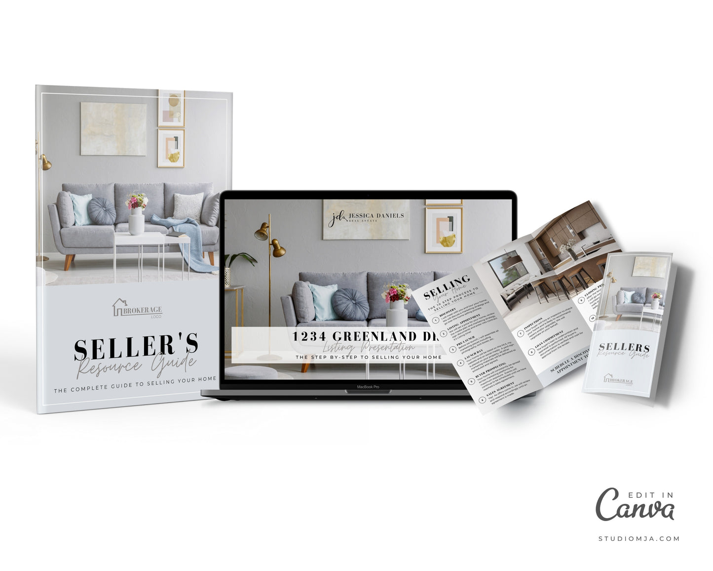 Real Estate Listing Presentation and Seller Guide Set Templates