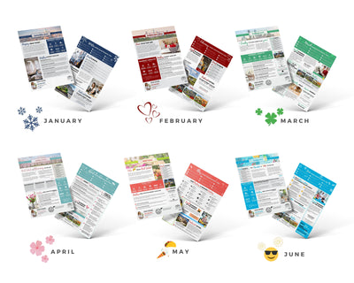 Realtor Newsletter Template - 1st & 2nd Quarter Bundle