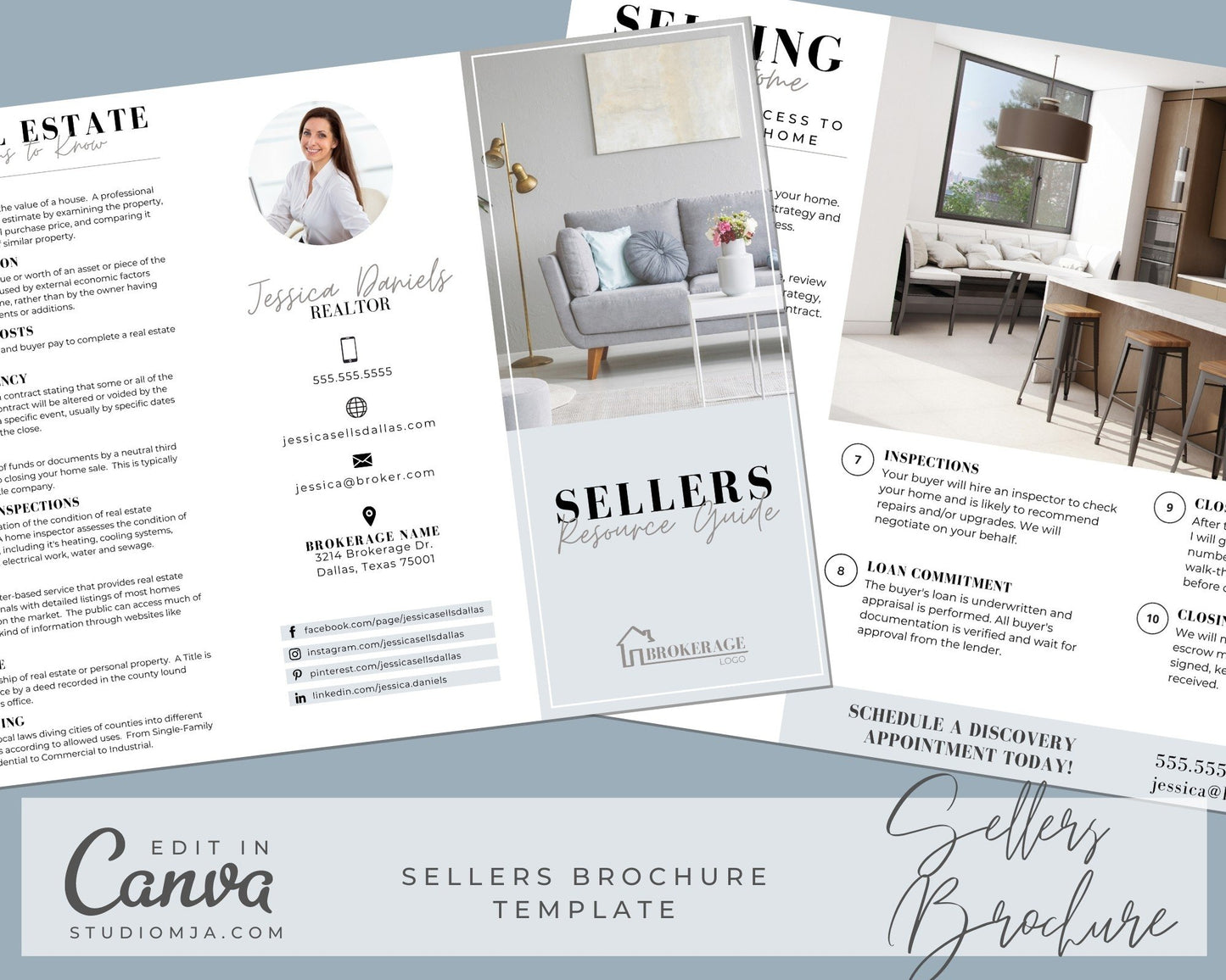 Real Estate Buyer and Seller Guide Brochure BUNDLE | Real Estate Template