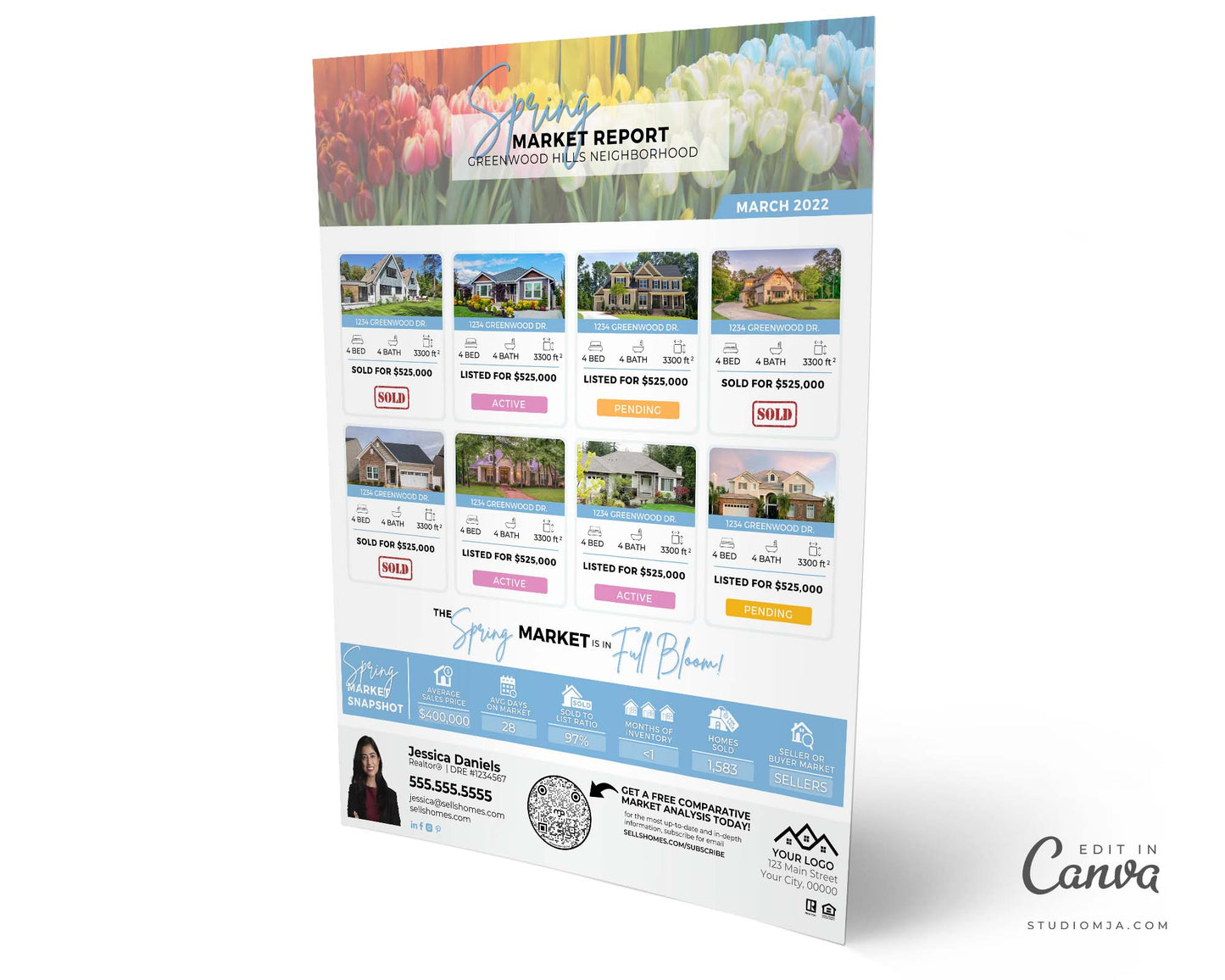 Spring Market Update | Real Estate Flyer Template