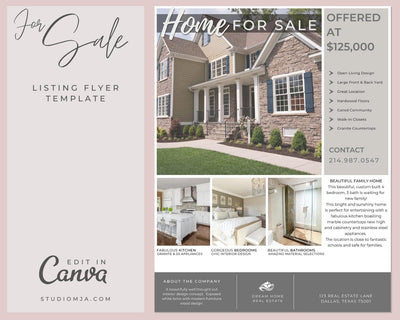 The Birchwood | Real Estate Flyer Template