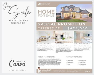 The Willowbend | Real Estate Flyer Template