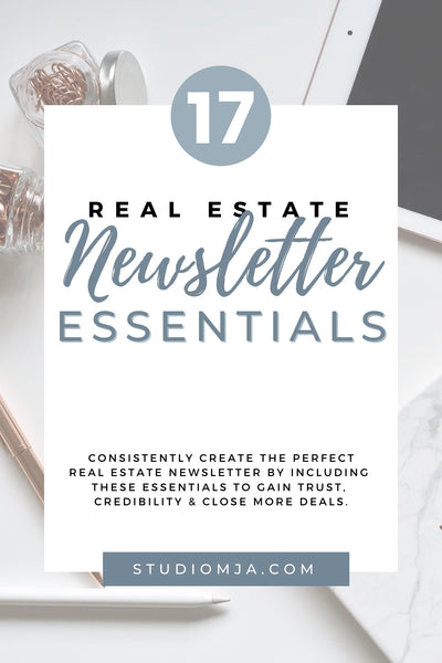 Real Estate Newsletter Essentials for Real Estate Agents