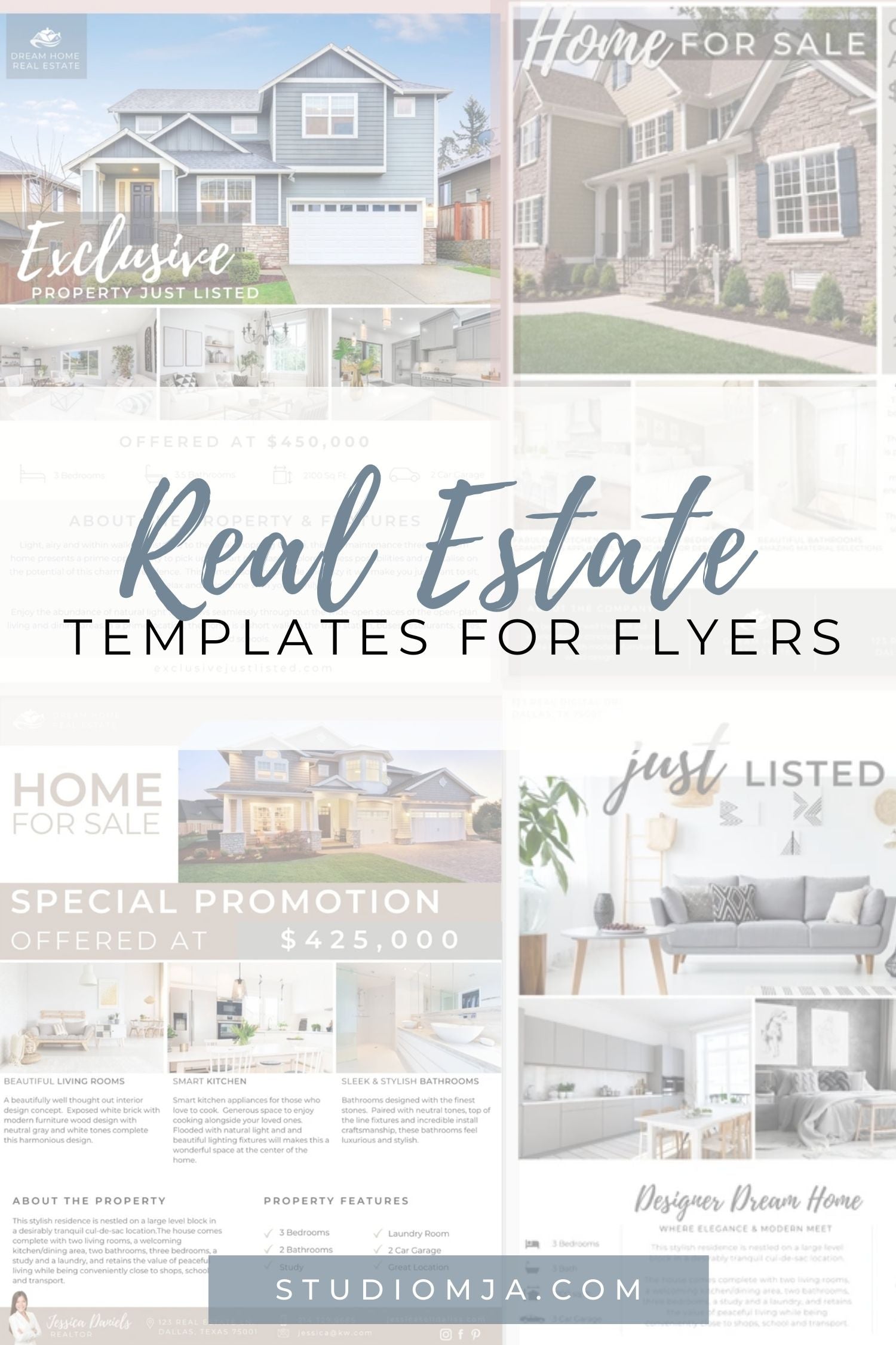 The Best Real Estate Templates For Flyers – Studio MJA Real Estate ...