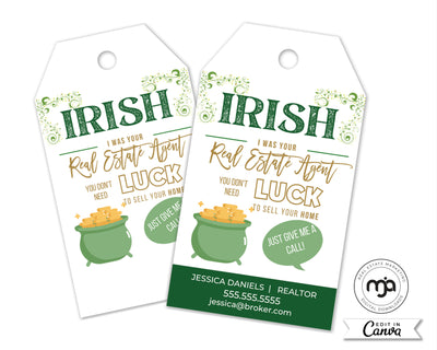 Irish I was Your Real Estate Agent - Gift Tag