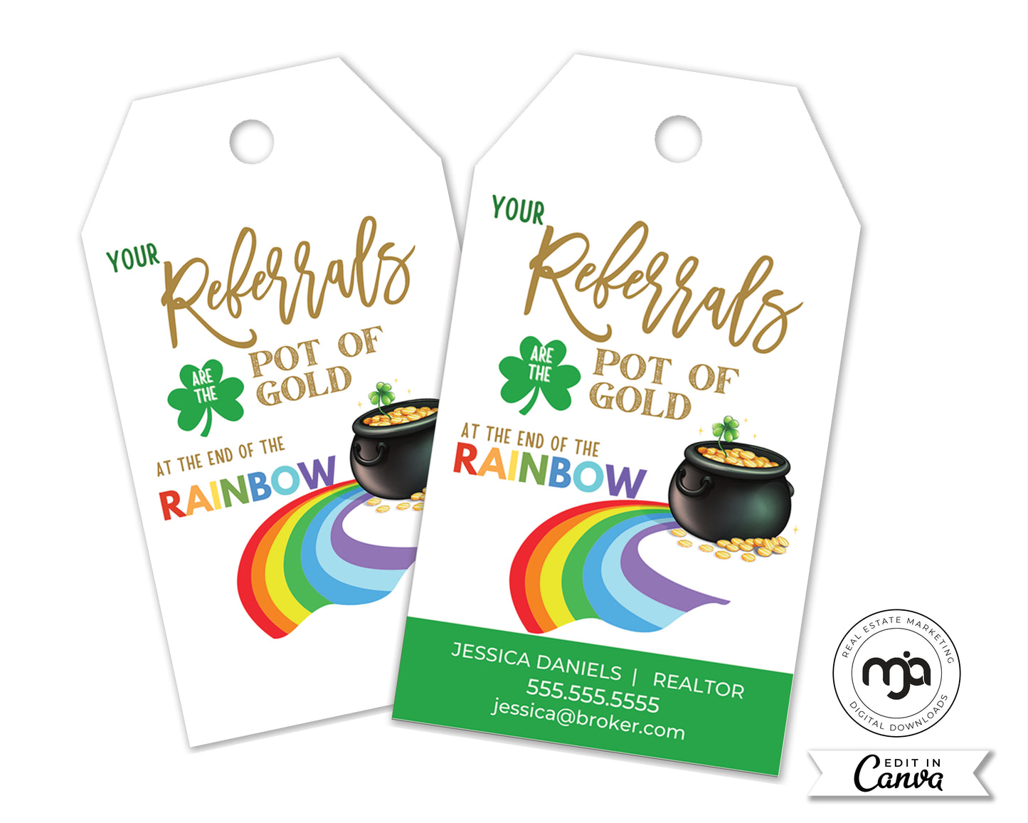 Happy St Paddys Day - Your Referrals Are the Pot of Gold