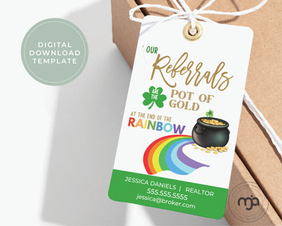 Happy St Paddys Day - Your Referrals Are the Pot of Gold