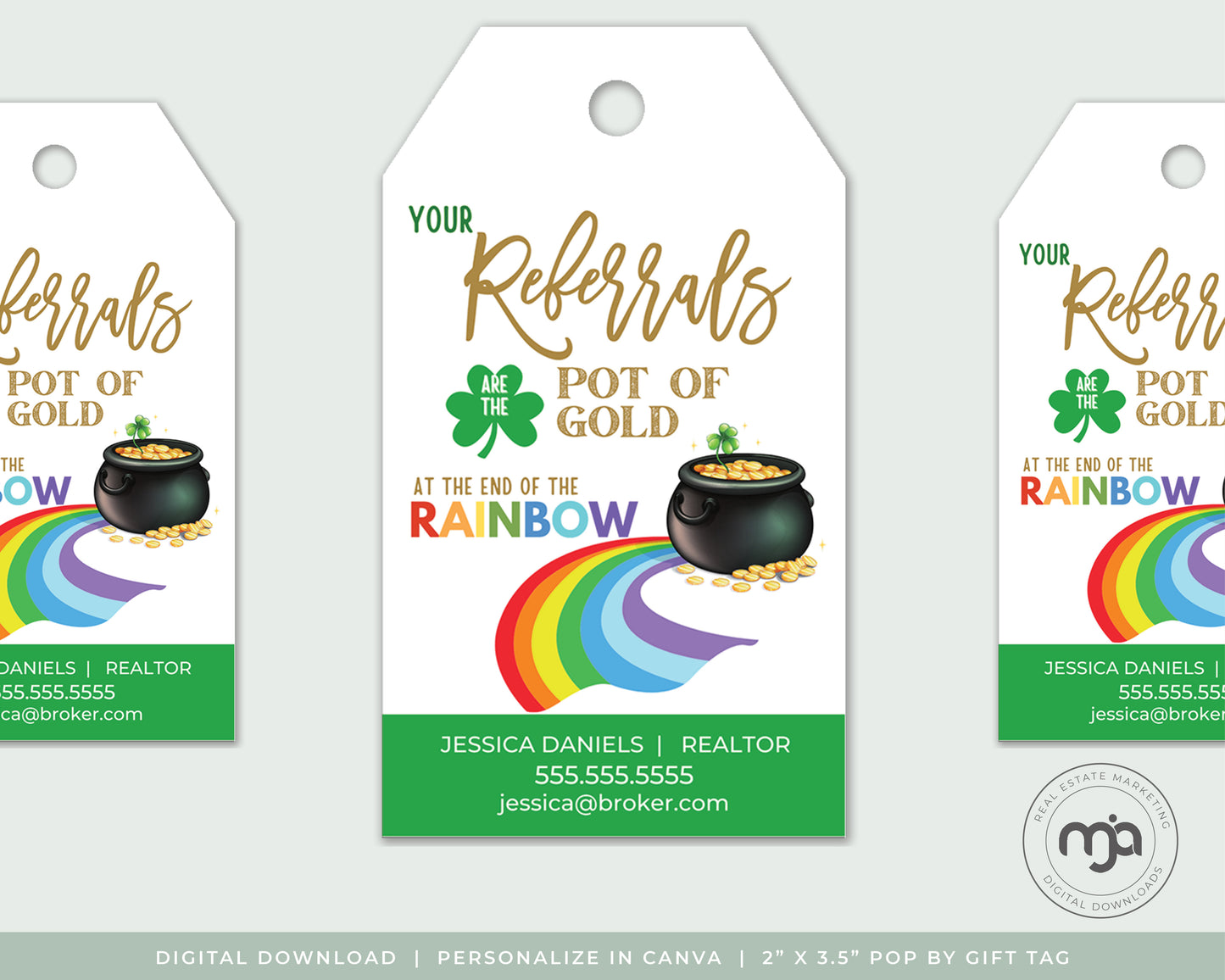 Happy St Paddys Day - Your Referrals Are the Pot of Gold