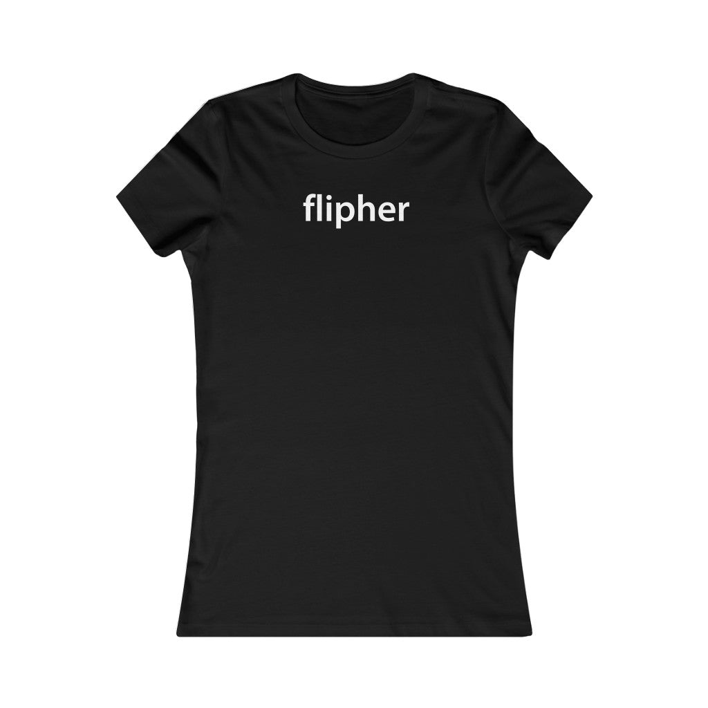 Women Real Estate T-Shirt | Flipher - Fitted Tee in 3 Colors