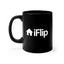 Realtor Mug iFlip | Black Coffee Mug For Real Estate Agent
