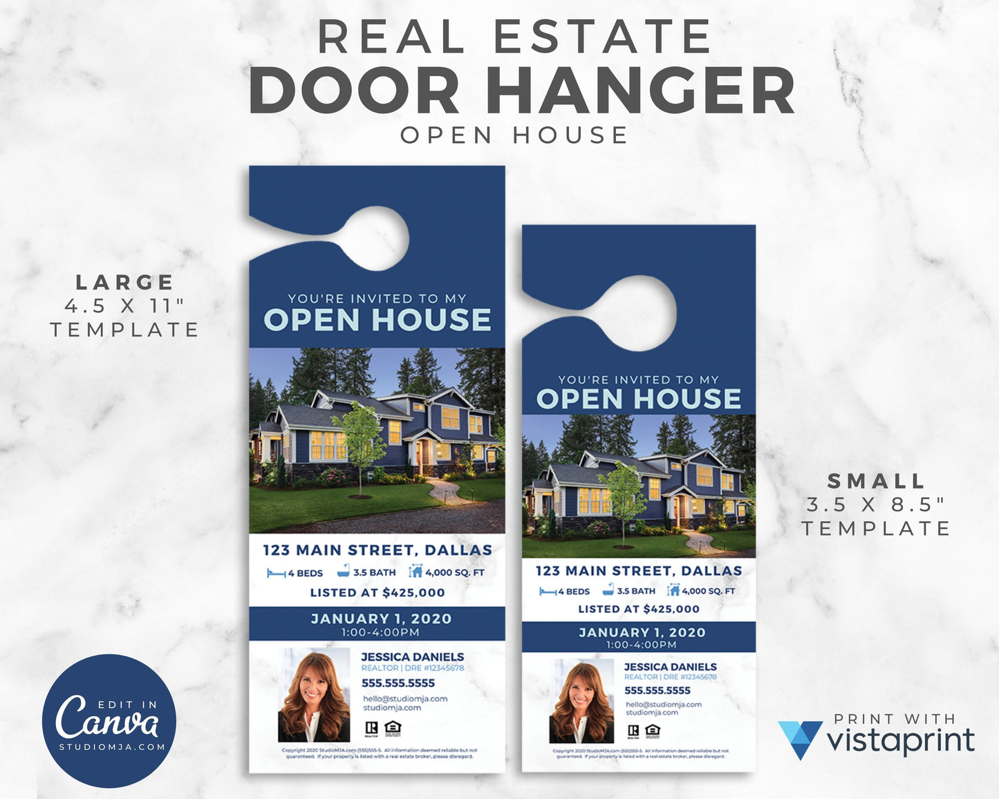 Real Estate Door Hanger | Open House