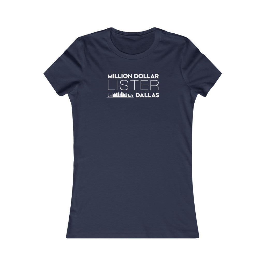 Women Real Estate T-Shirt | Million Dollar LISTER - Fitted Tee in 3 Colors - Customize