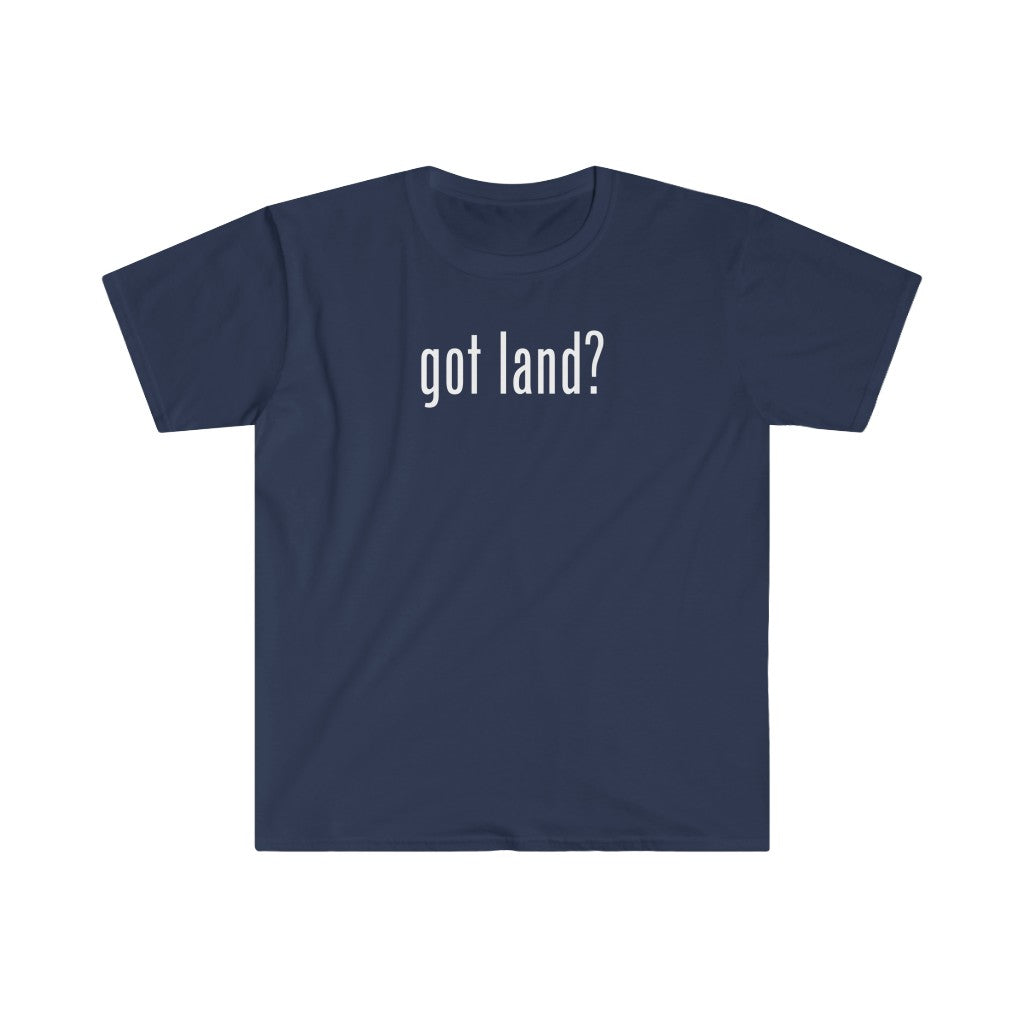 Real Estate T-shirt Got Land? | Men's Fitted Short Sleeve Tee
