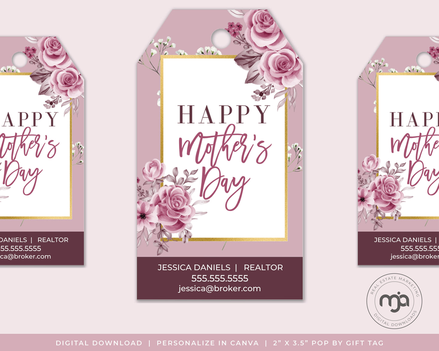 Happy Mothers Day - Mothers Day Pop By Gift Tag