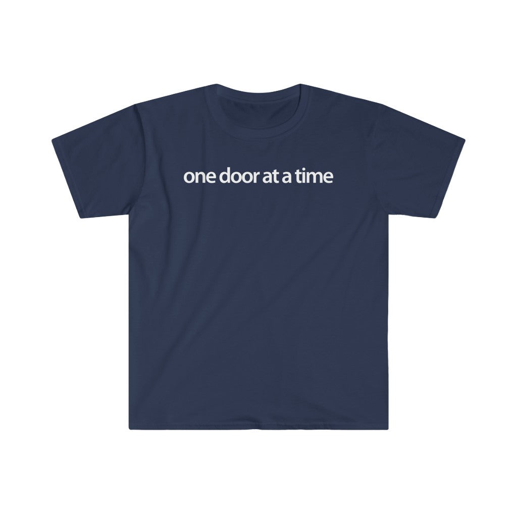 Real Estate T-shirt One Doora at a Time | Men's Fitted Short Sleeve Tee