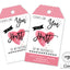 Clients Like You Are the Heart of My Business - Valentines Day Pop By Gift Tag