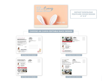 Do You Know Some Bunny Orange | Cute Real Estate Spring Postcard Download