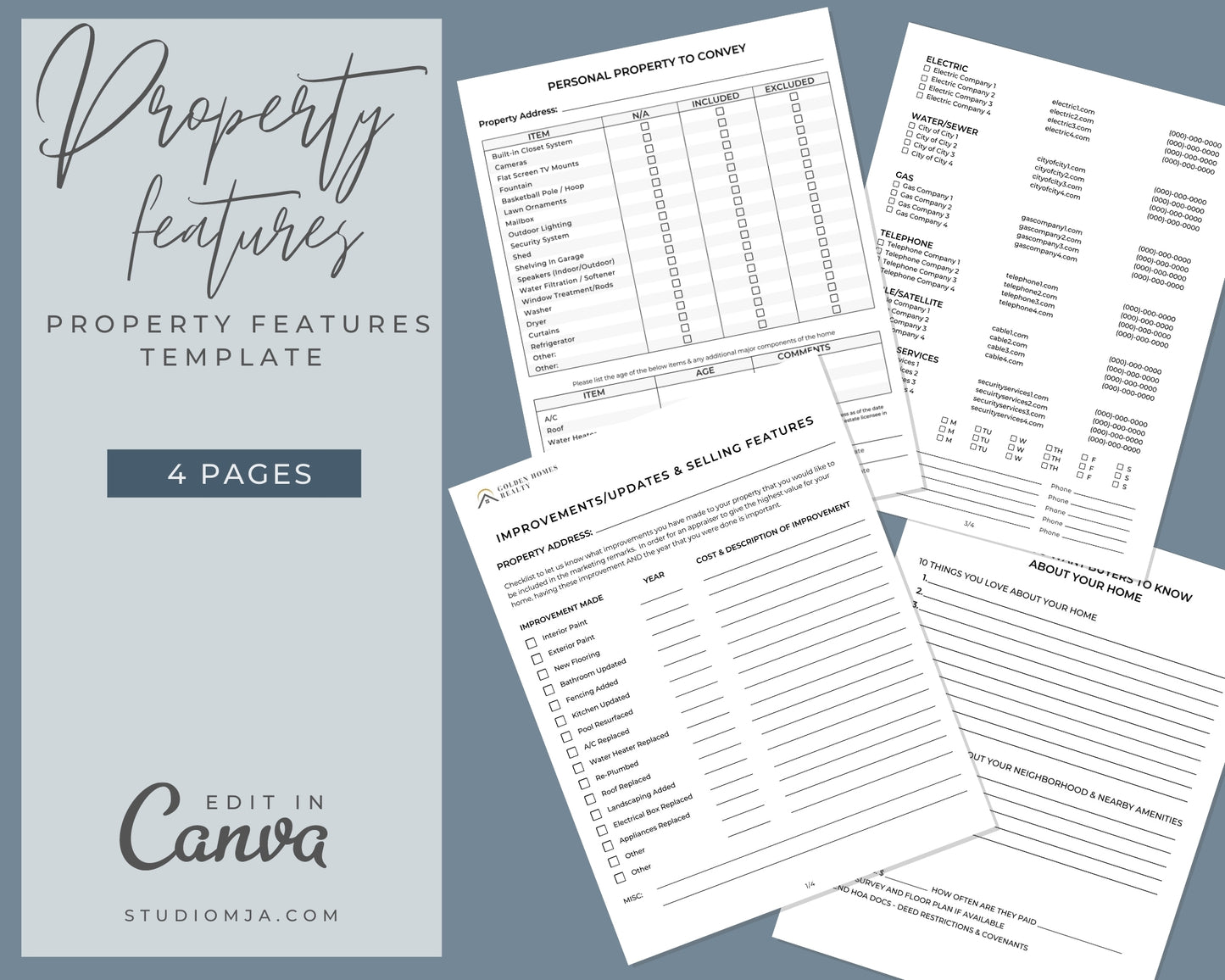 Property Features | Real Estate Template