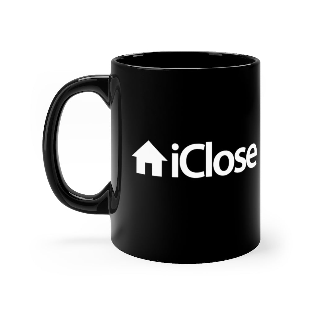 iClose Mug | Black Coffee Mug For Realtor