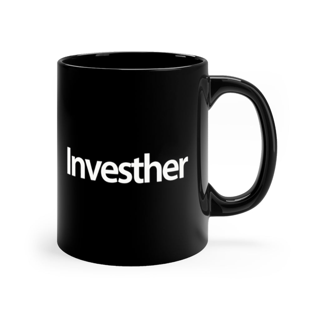 Investher Mug | Black Coffee Mug for the Investor