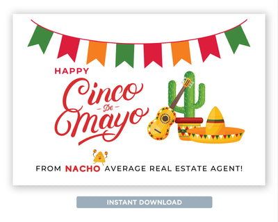 Happy Cinco De Mayo | Funny Real Estate Postcard Download