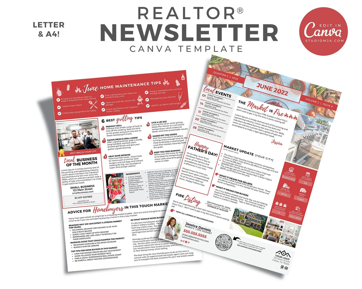 Realtor Newsletter Template | June 2022