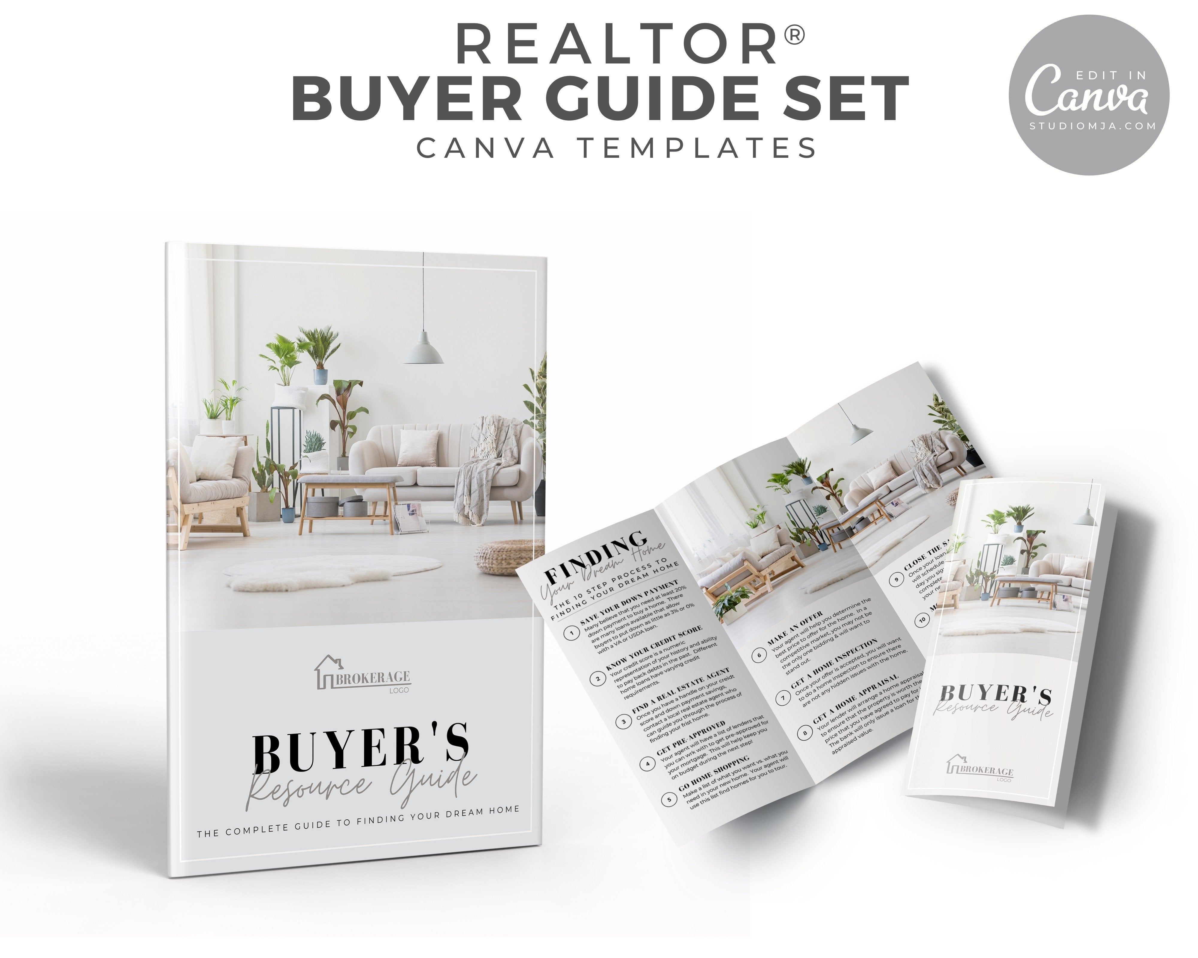 Buyer and Seller Guide BUNDLE | Real Estate Template – Studio MJA Real ...