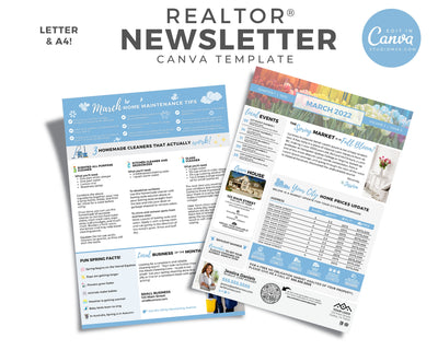 Realtor Newsletter Template | March 2022