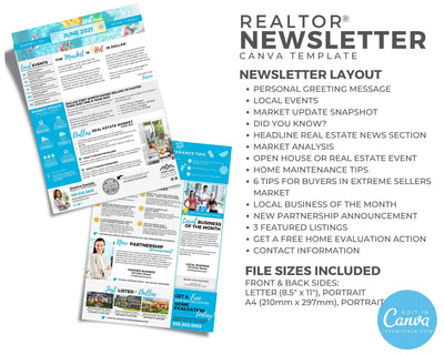 Realtor Newsletter Template - June