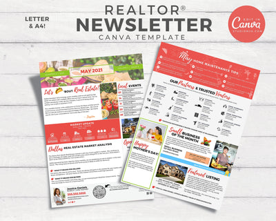 Realtor Newsletter Template - May