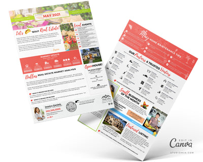 Realtor Newsletter Template - May