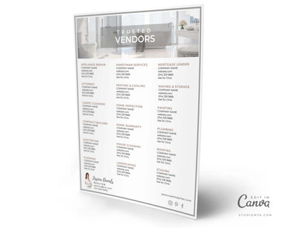The Tenderwin Vendor List | Real Estate Template