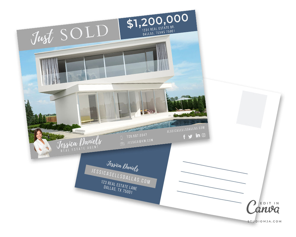 The Corbusien | Real Estate Postcard Template