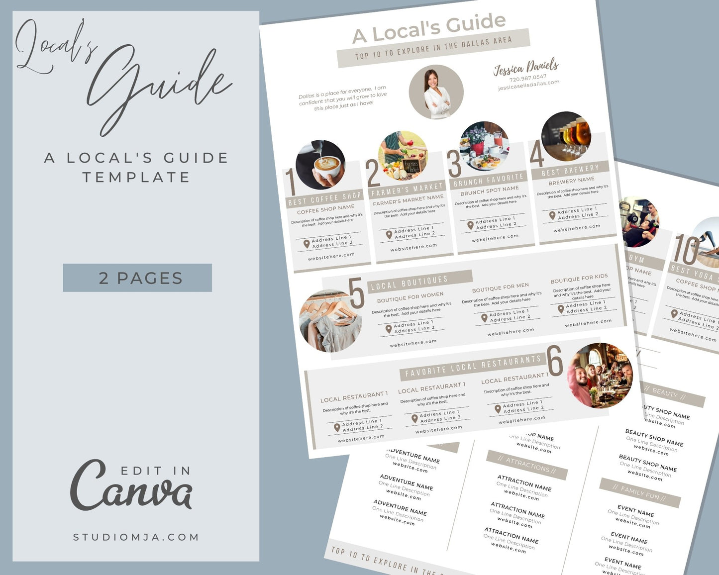 The Localist | Real Estate Guide Template