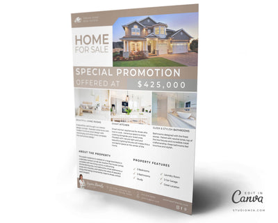 The Willowbend | Real Estate Flyer Template